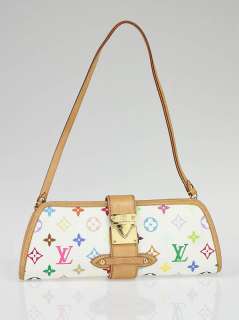 Louis Vuitton White Monogram Multicolore Shirley Bag  