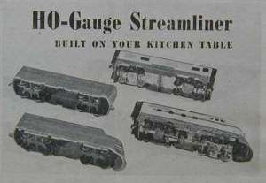 HO Gauge Streamliner Toy Train Conversion 1946 HowTo  