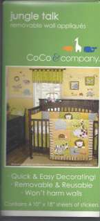 Jungle talk decals for nursery wall by CoCo & Company  