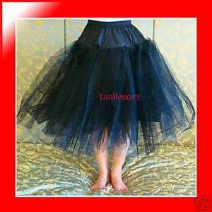   Net Hoopless Petticoat Crinoline Underskirt Slip Wedding Prom  