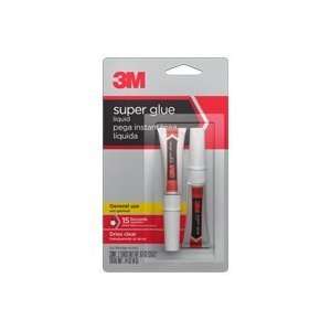  3m 18004 Super Glue Liquid Carded/2 (Pack of 12) Office 