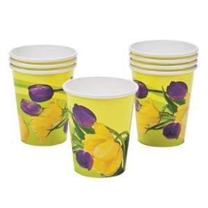  Blooming Tulips Cups   Tableware & Party Cups Health 
