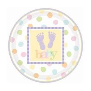   Plates 7 8/Pkg Baby Steps 541053; 3 Items/Order