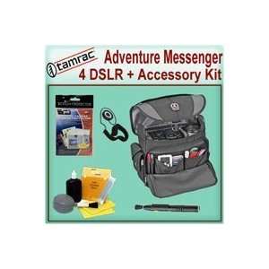  Tamrac 5534 Adventure Messenger 4 DSLR (Grey/Black) Camera Bag 