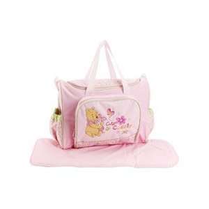  Disney   Winnie the Pooh Large Diaper Bag, Pink Baby