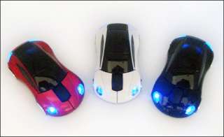 USB Wireless Optical Mouse 2.4GHz Car/Auto Blue ray Mice  PC Laptop 