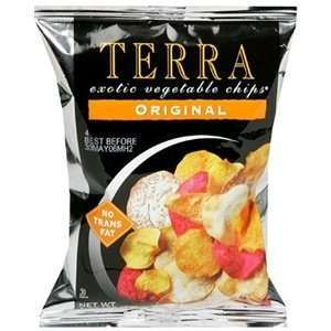  Terra Exotic Vegetable Chips, Original, 1 oz Snack Size 