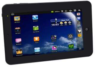   70009 4 Gigabyte Google Android 2.2 7 Touch Tablet PC Black  