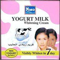 YOKO YOGURT MILK FACE WHITENING CREAM WHITENS 7 DAYS  