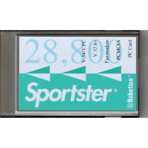  Sportster Fax Modem PC Card v.34/v.FC Electronics