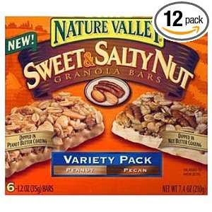 Nature Valley Sweet & Salty Nut Granola Bars Variety Pack, Peanut and 
