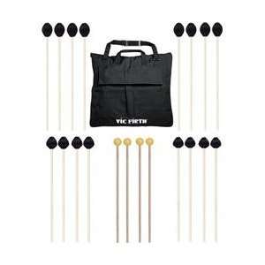  Vic Firth Keyboard Mallet 10 Pack w/ Free Mallet Bag 