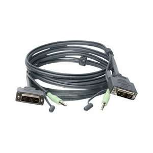   AUDIOCABLE WITH AUDIO CABLE 6FT (Cable Zone / DVI Cables) Electronics