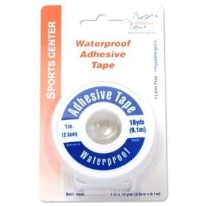  Americo Waterproof Adhesive Tape, White, 1 In x 10 Yd, 6 