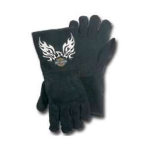   Harley Davidson Flaming Eagle Welders Glove   Extra Large Automotive
