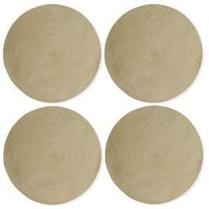  Round Woven Natural Placemat, Set of 4